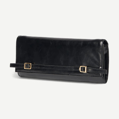 River East West Moto Clutch - Black
