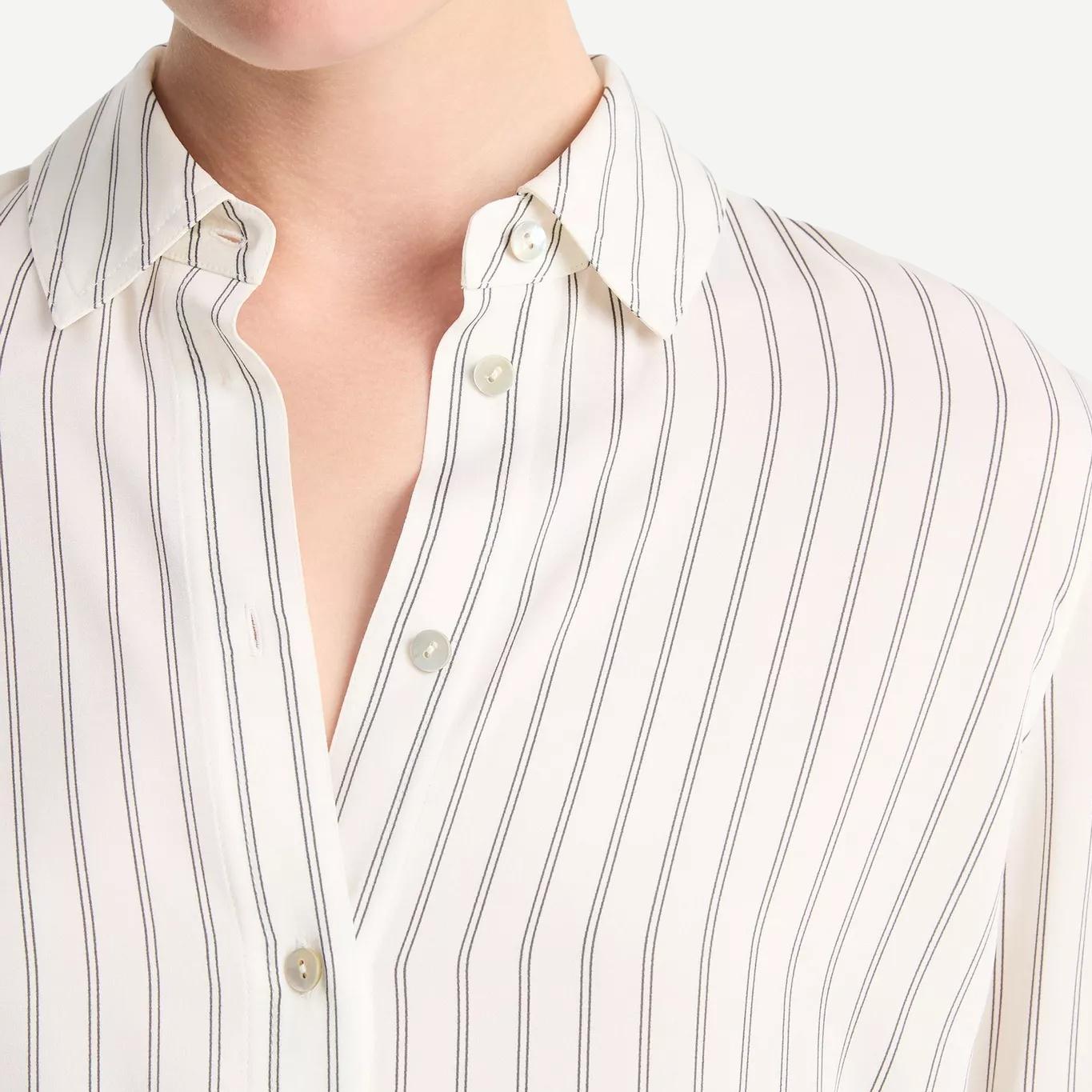 Sim Fitted Blouse - Pale Bone - Galvanic.co