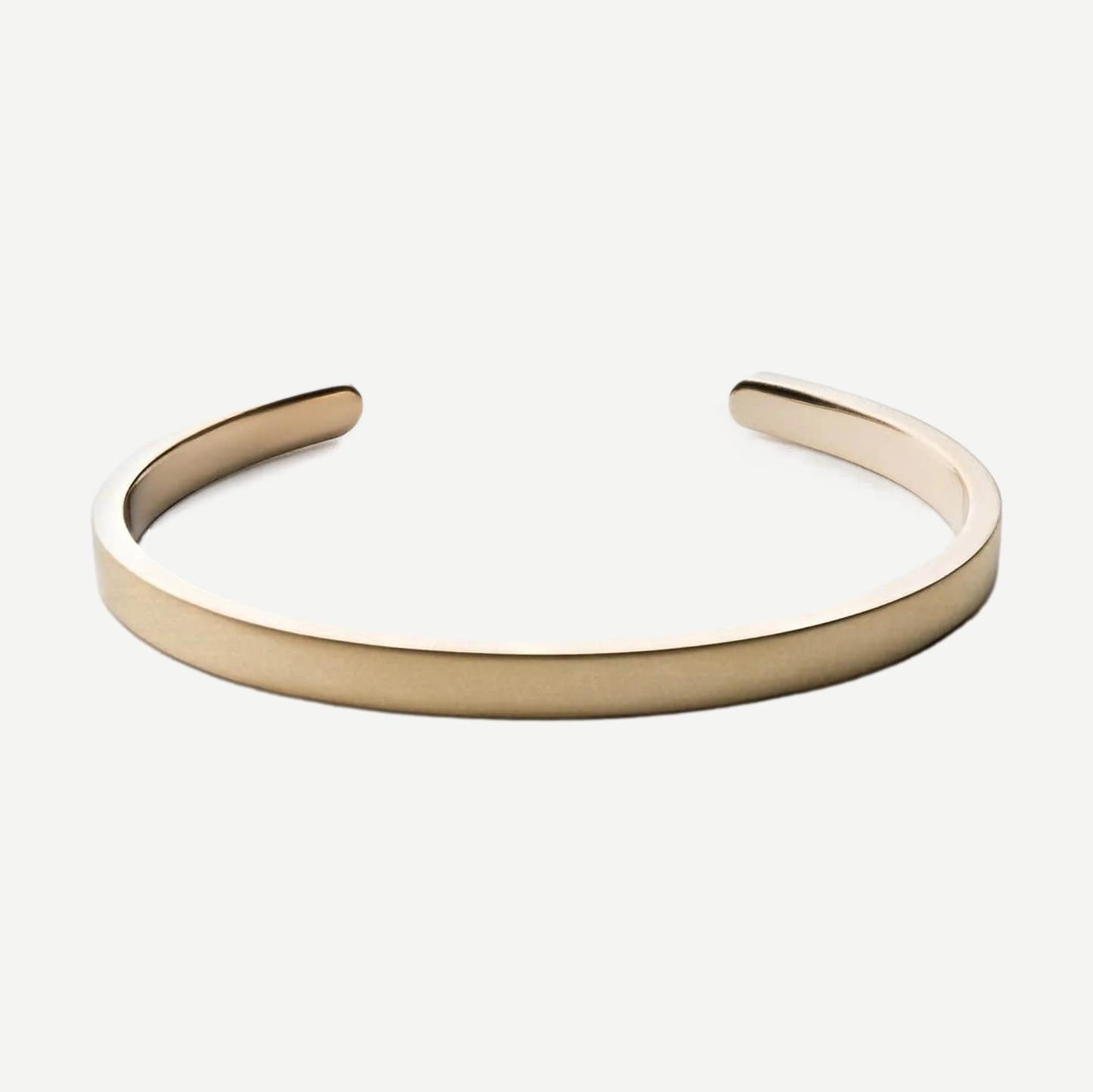 Singular Cuff - Matte Brass - Galvanic.co