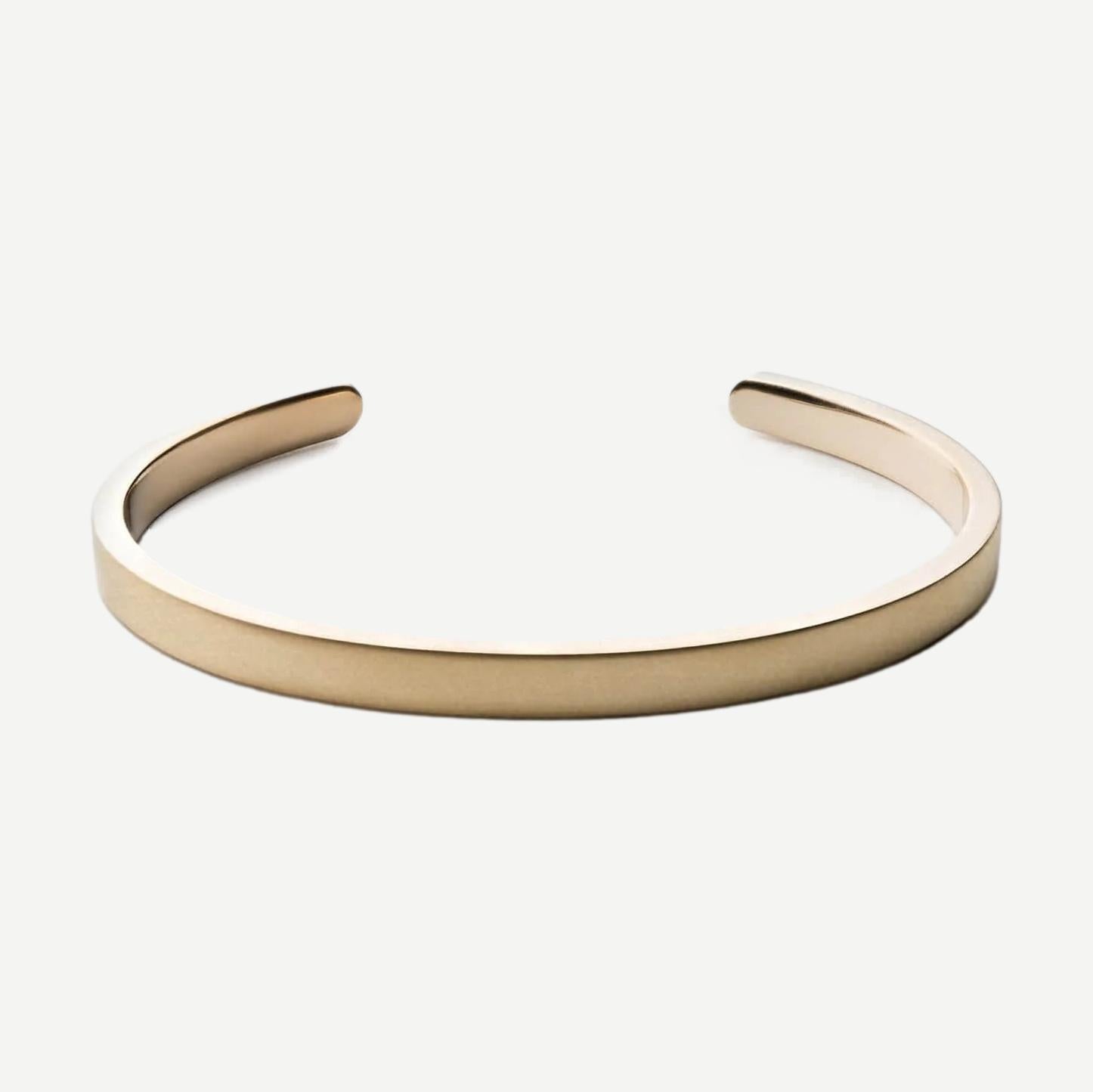 Singular Cuff - Matte Brass - Galvanic.co