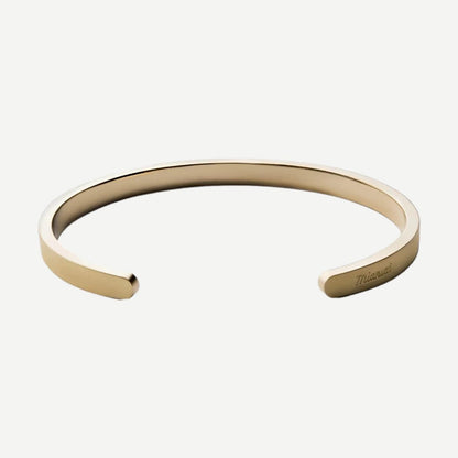 Singular Cuff - Matte Brass - Galvanic.co