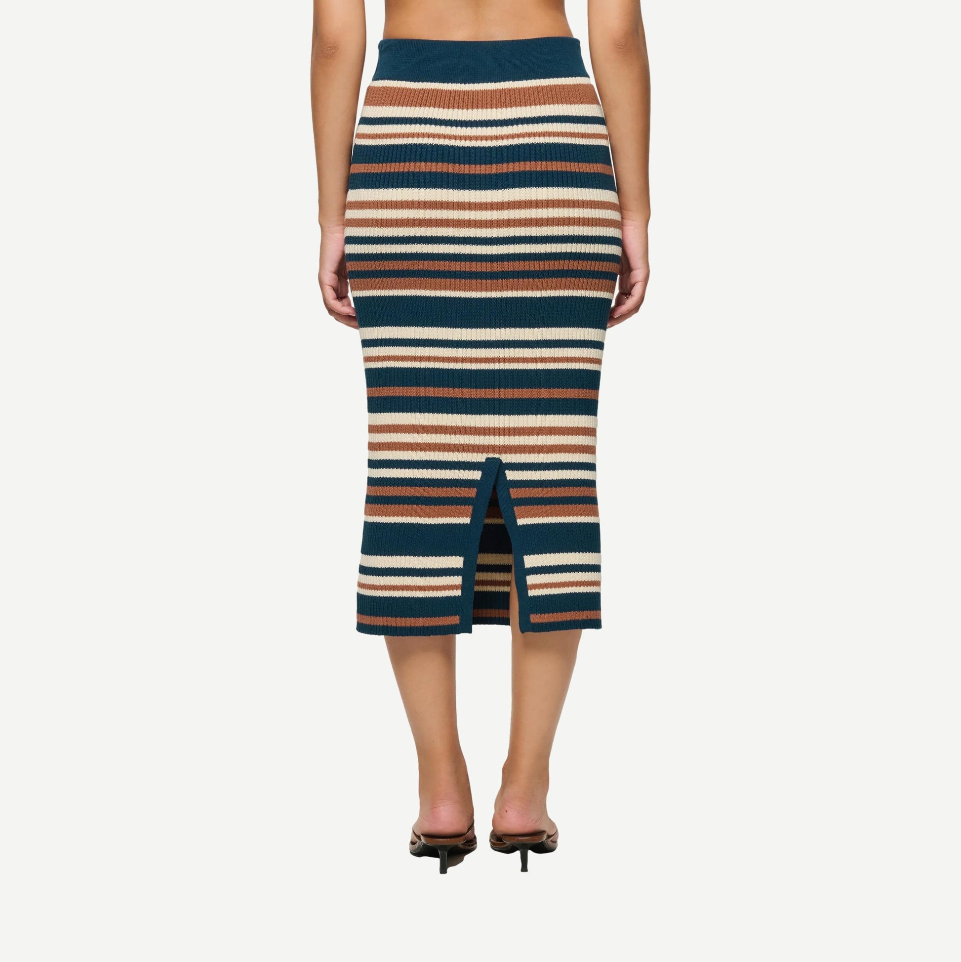 Tallulah Skirt - Ojai Stripe - Galvanic.co