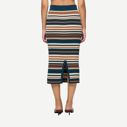 Tallulah Skirt - Ojai Stripe - Galvanic.co