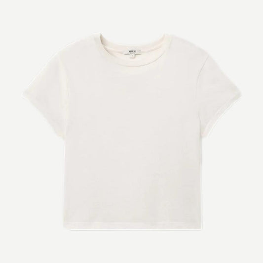 Adine Shrunken Tee - White Ash - Galvanic.co