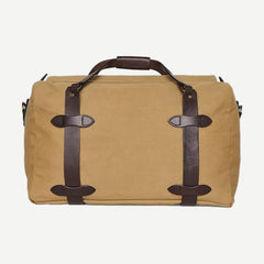 Medium Rugged Twill Duffle Bag - Tan - Galvanic.co