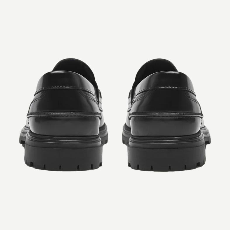 Thatcher Polido Penny Loafer - Black - Galvanic.co