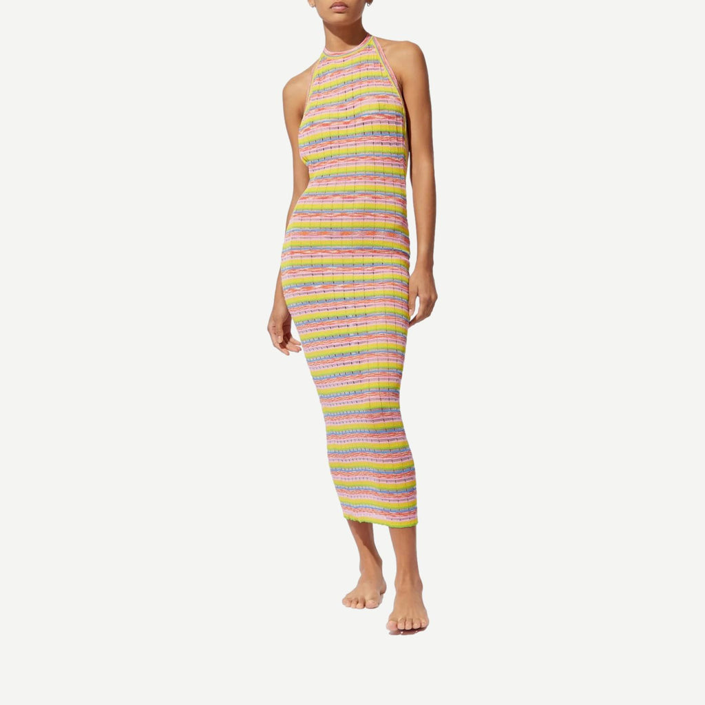 The Kelly Dress - Random Spacedye Stripe - Galvanic.co