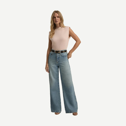 The Masha Super High Rise Wide Leg - Los Feliz - Galvanic.co