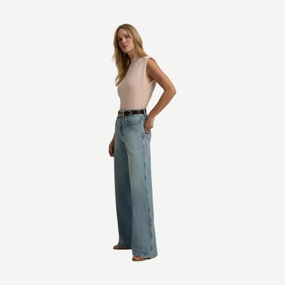 The Masha Super High Rise Wide Leg - Los Feliz - Galvanic.co