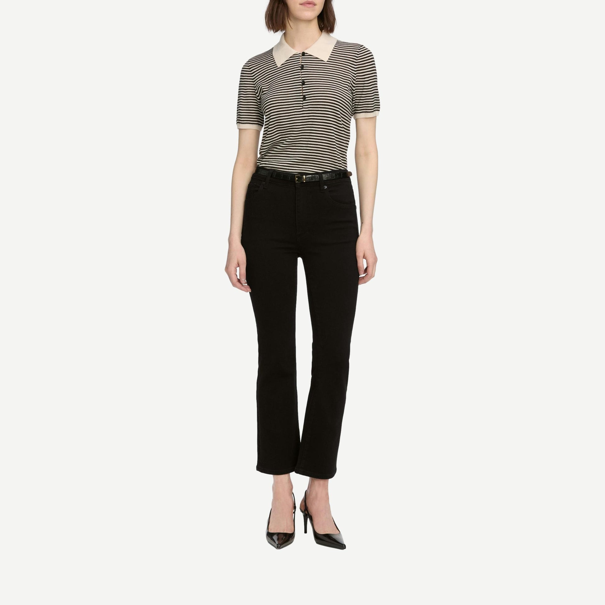 The Smart Polo - Cream Multi - Galvanic.co