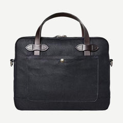 Tin Cloth Compact Briefcase - Navy - Galvanic.co