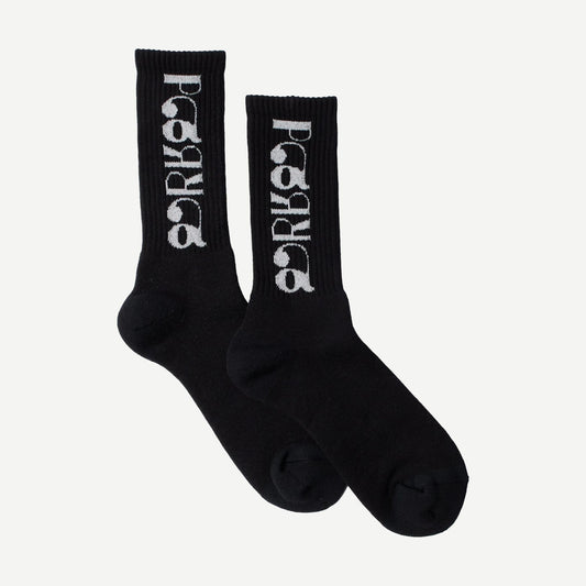 Tokyo Logo Crew Socks - Galvanic.co