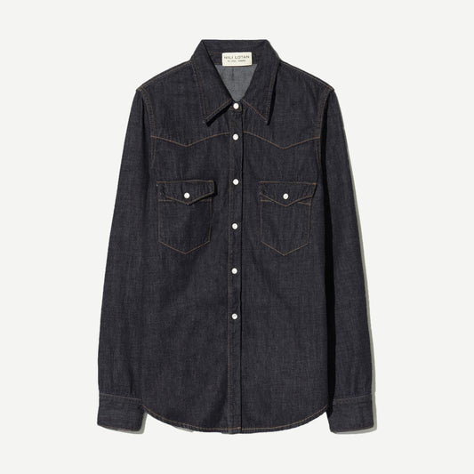 Travis Shirt - Indigo Rinse - Galvanic.co