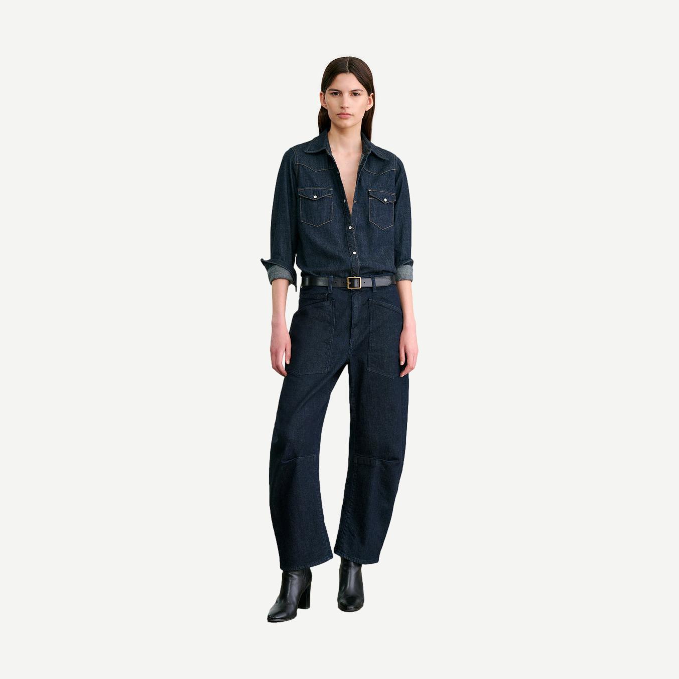 Travis Shirt - Indigo Rinse - Galvanic.co