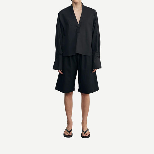 Twill Bermuda Short - Black - Galvanic.co