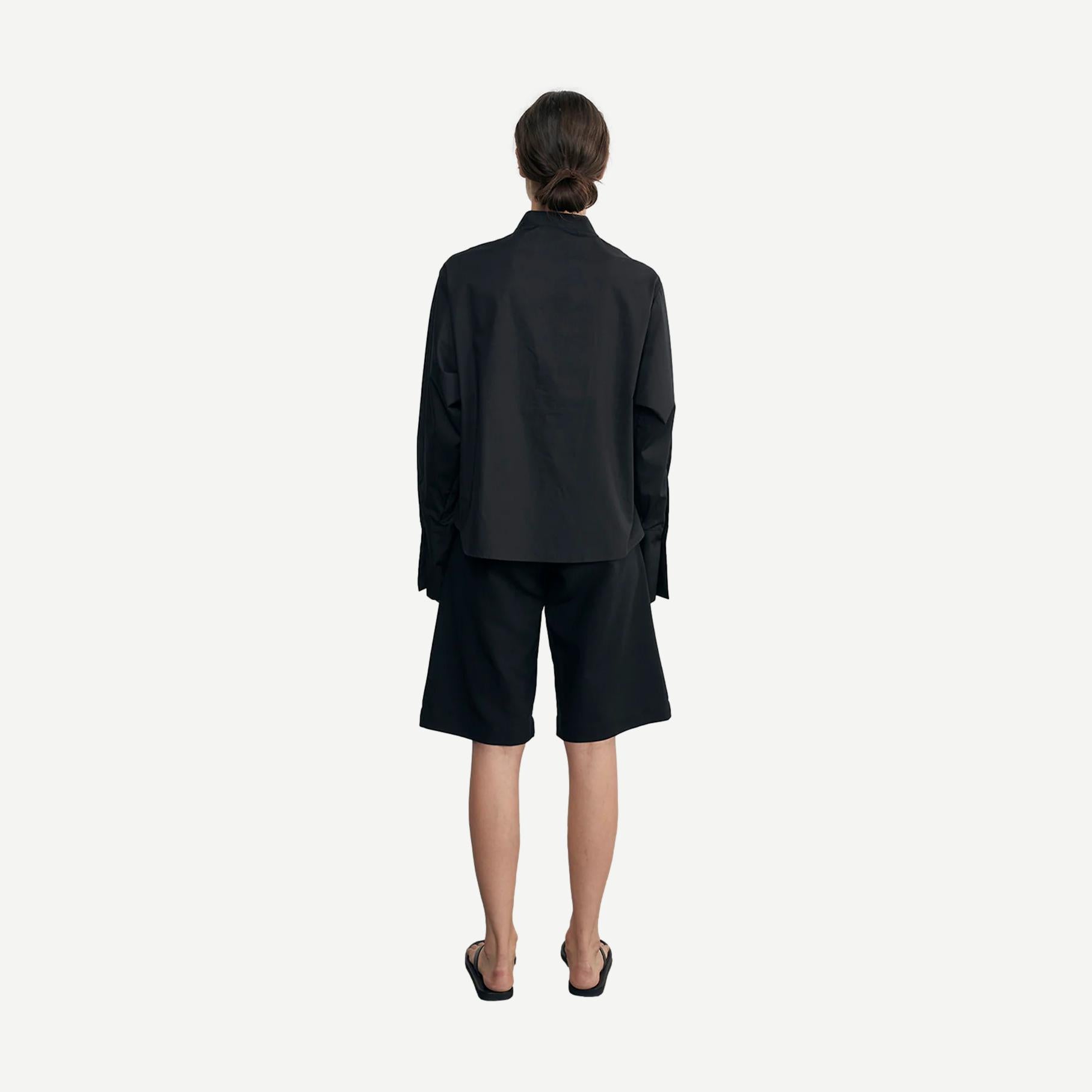 Twill Bermuda Short - Black - Galvanic.co