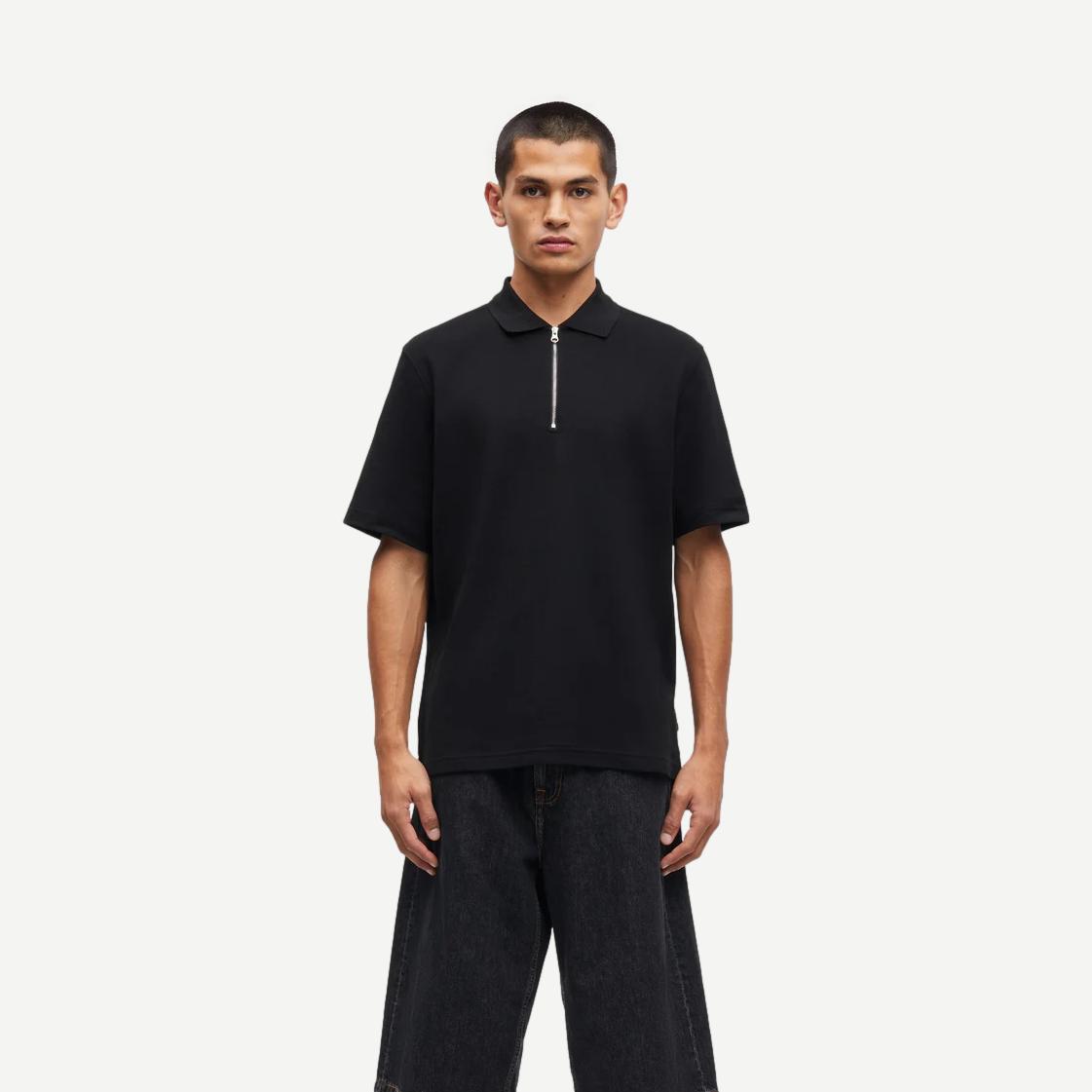 Samac HZ Polo - Black - Galvanic.co