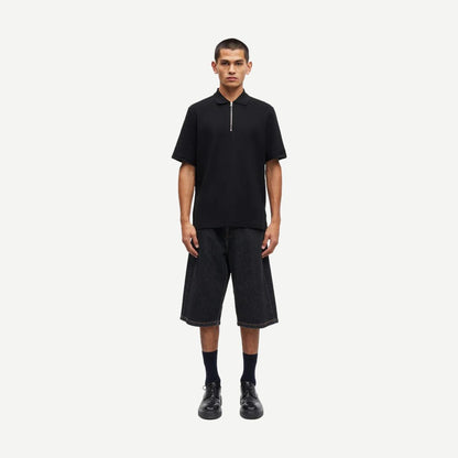 Samac HZ Polo - Black - Galvanic.co