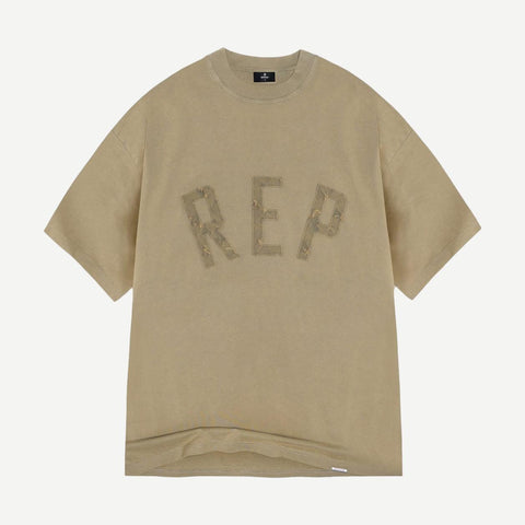 Rep Applique T-Shirt - Fawn - Galvanic.co