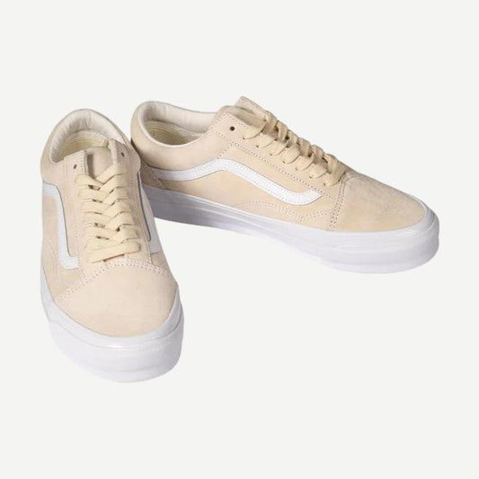 LX Old Skool - Pig Suede Creme Brule - Galvanic.co