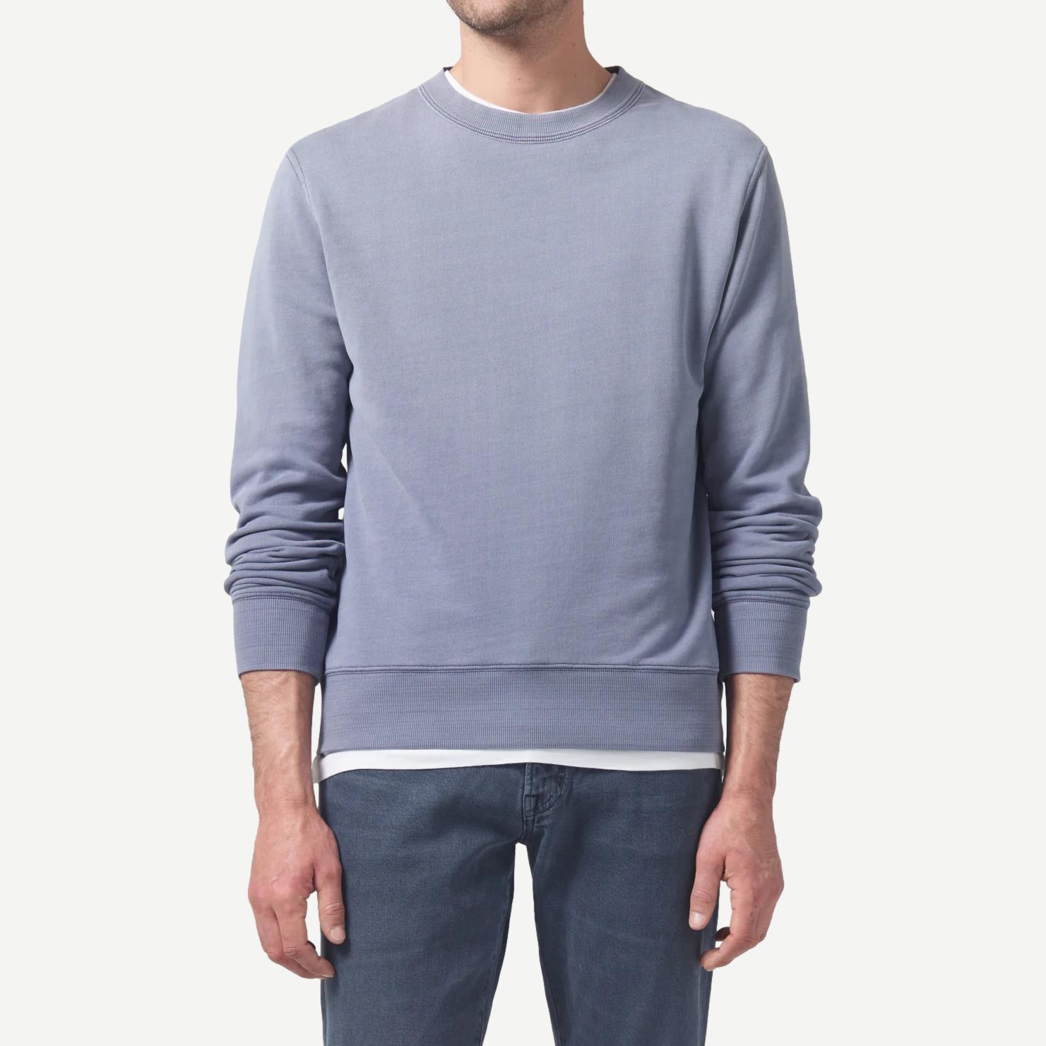 Vintage Crewneck Sweatshirt - Vintage Indigo - Galvanic.co