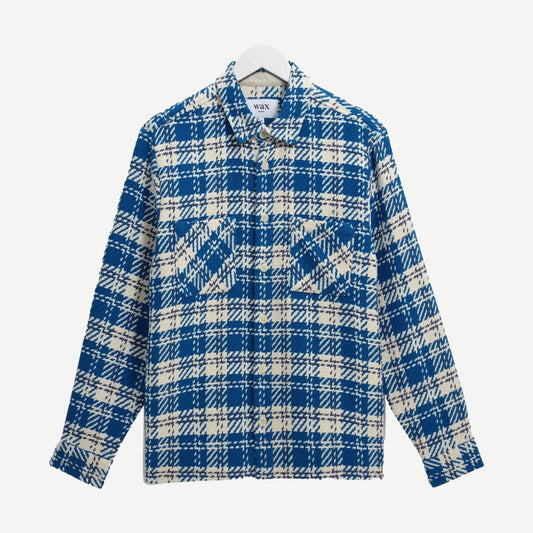 Whiting Shirt Oran Check - Blue/Ecru - Galvanic.co