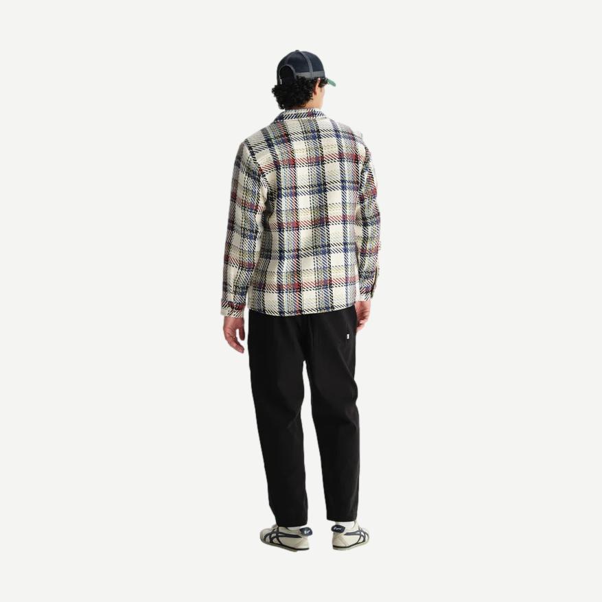 Whiting Overshirt Jazz Weave - Ecru/Multi - Galvanic.co