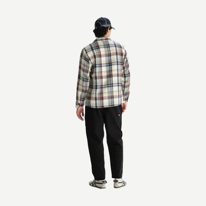 Whiting Overshirt Jazz Weave - Ecru/Multi - Galvanic.co