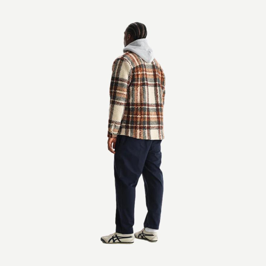Whiting Overshirt Wool Blend Bobble - Ecru Multi - Galvanic.co