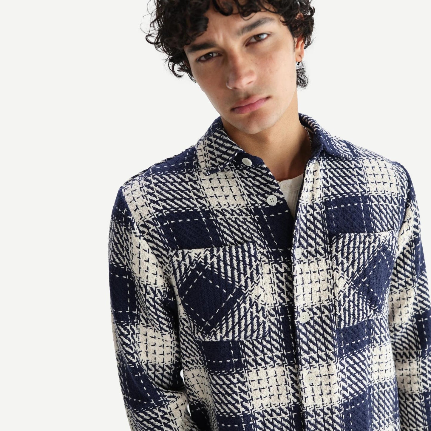 Whiting Overshirt Marine Beatnik - Marine