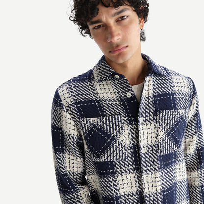 Whiting Overshirt Marine Beatnik - Marine