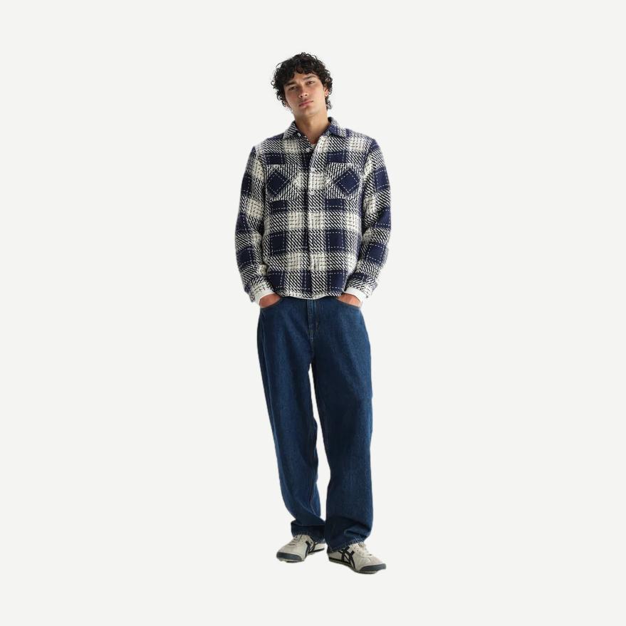 Whiting Overshirt Marine Beatnik - Marine - Galvanic.co
