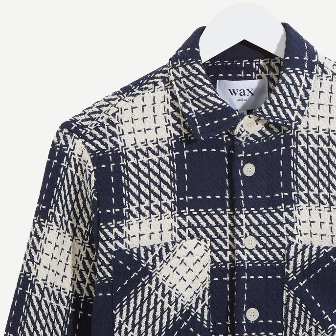 Whiting Overshirt Marine Beatnik - Marine - Galvanic.co