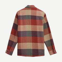 Whiting Overshirt - Block Check Red/Multi - Galvanic.co