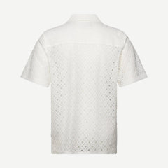 Didcot Shirt Corded Lace - White - Galvanic.co