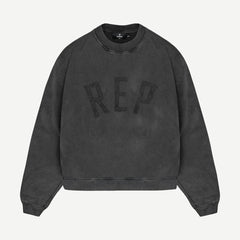 Rep Applique Sweater - Vintage Black - Galvanic.co