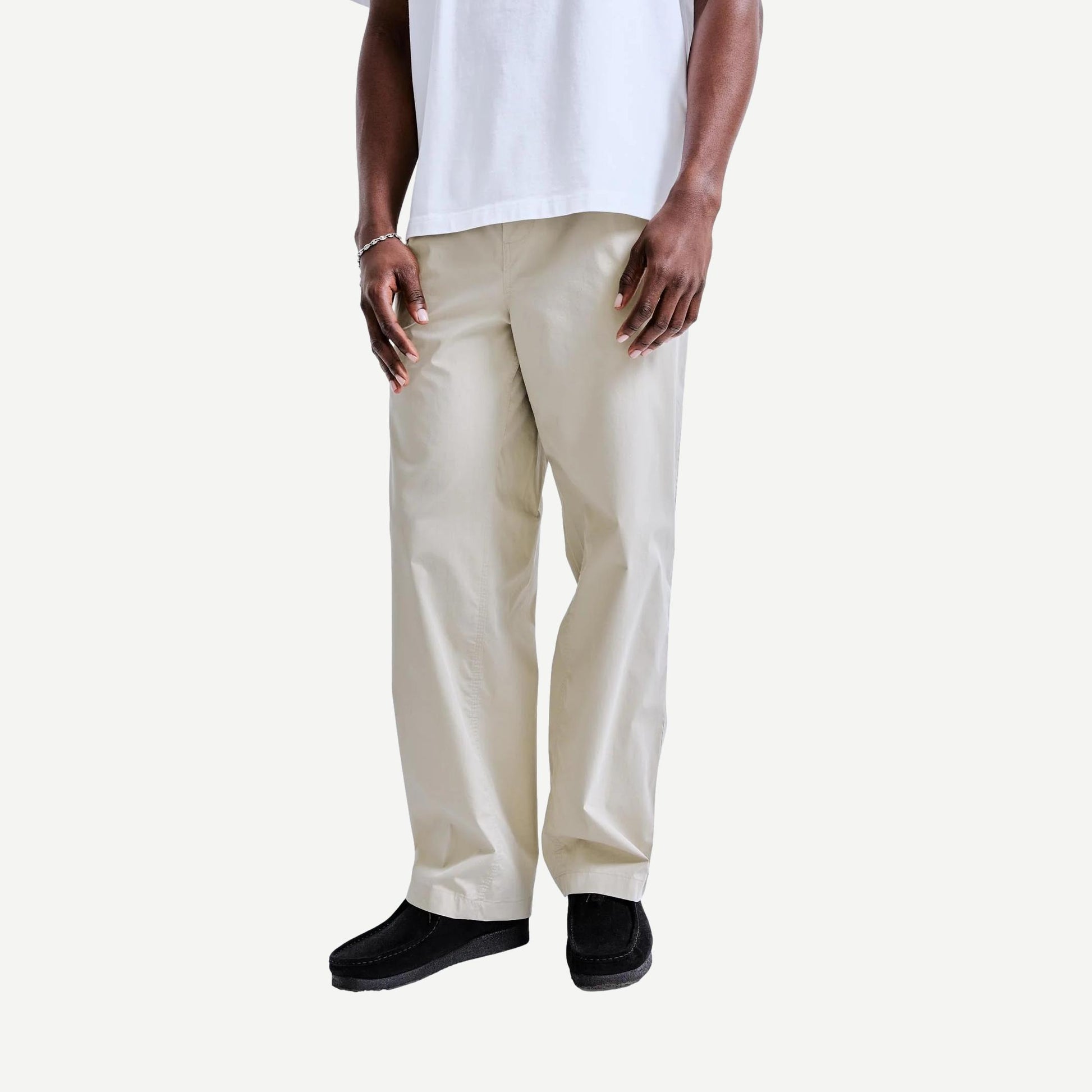 Woven Solotex Cotton Sophomore Pant - Dove - Galvanic.co