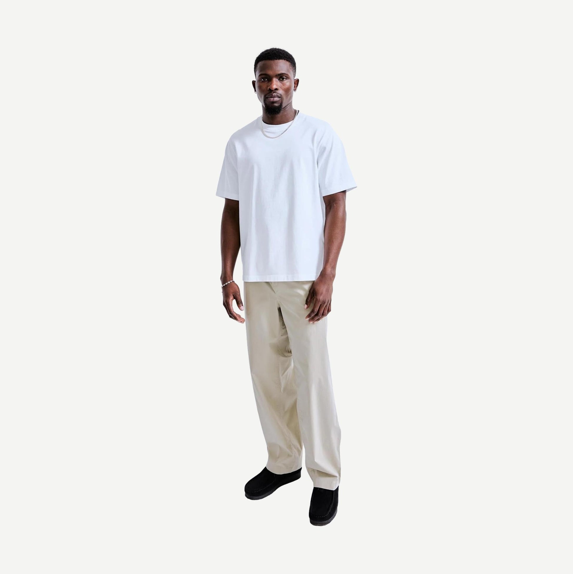 Woven Solotex Cotton Sophomore Pant - Dove - Galvanic.co