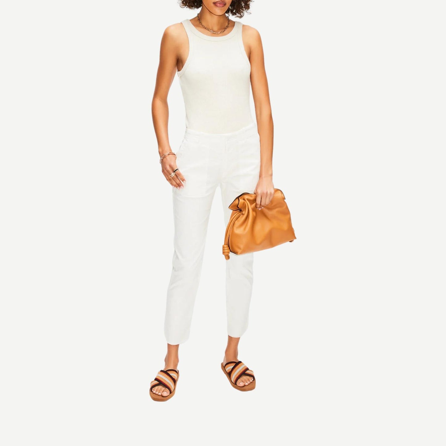 Jenna Pant - Eggshell - Galvanic.co