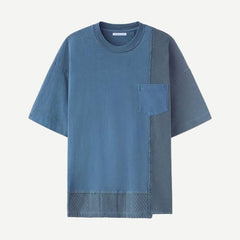 New Reconstructed SS Tee - Washed Blue - Galvanic.co