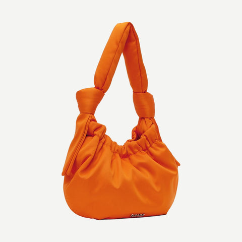 Occasion Small Hobo Bag - Vibrant Orange - Galvanic.co