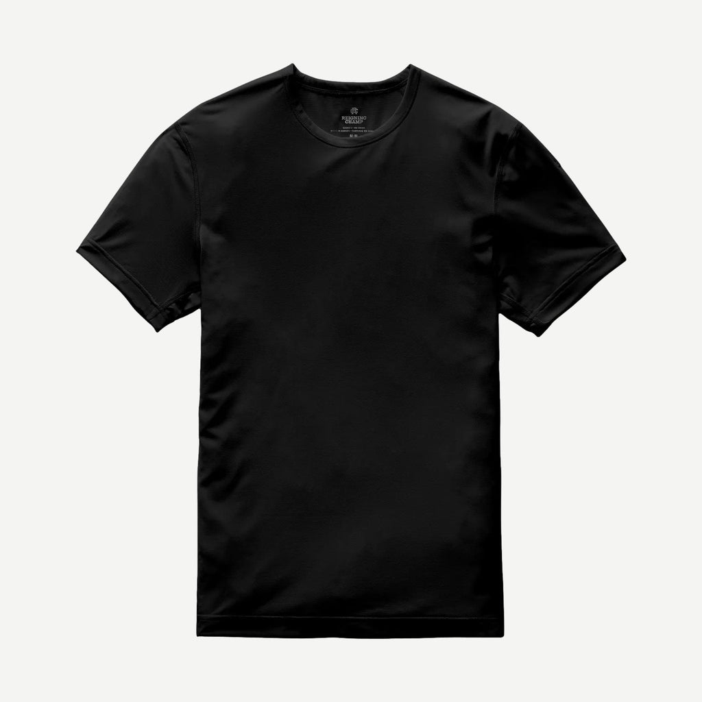 Knit Training T-Shirt - Black - Galvanic.co