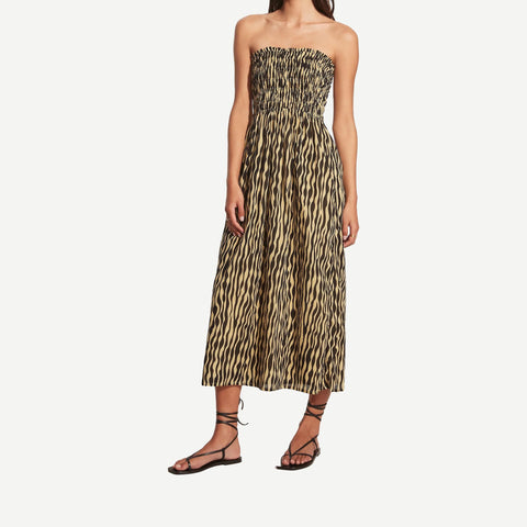 Abbas Midi Dress - Capo Testa Print - Galvanic.co