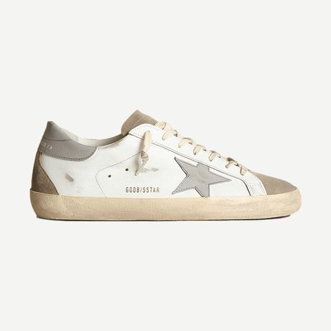 Super-Star White Leather Suede Toe and Spur - Galvanic.co