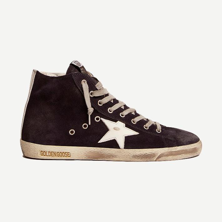 Francy Classic Suede Upper Shinny Leather Star - Galvanic.co
