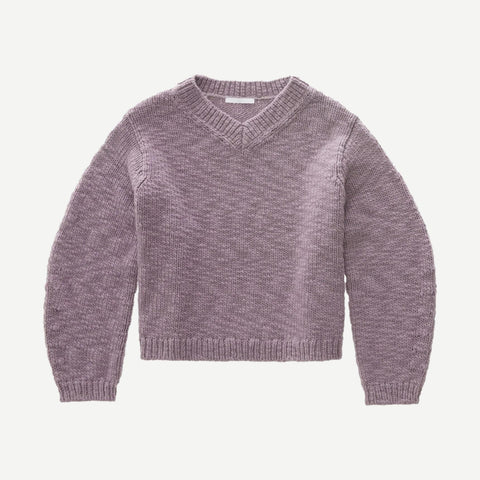 V. Neck Slub - Wisteria - Galvanic.co