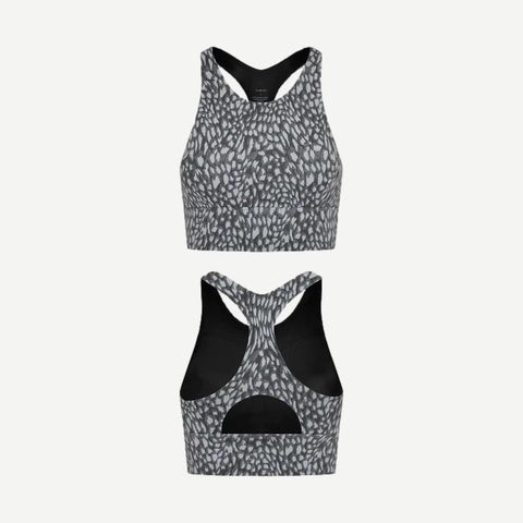 Let's Move Harris Bra - Petrol Motion Speckle - Galvanic.co