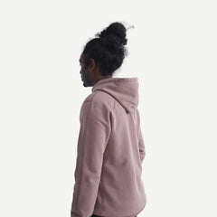 Knit Mid Weight Terry Pullover Hoodie - Desert Rose - Galvanic.co