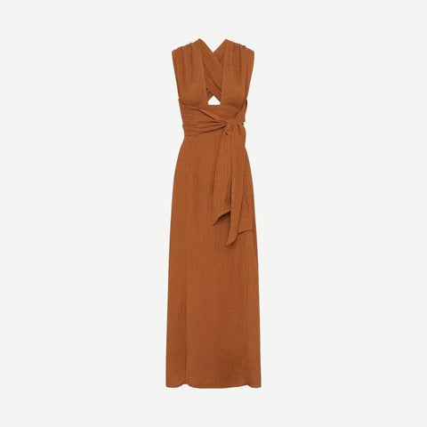Tropiques Maxi Dress - Caramel - Galvanic.co