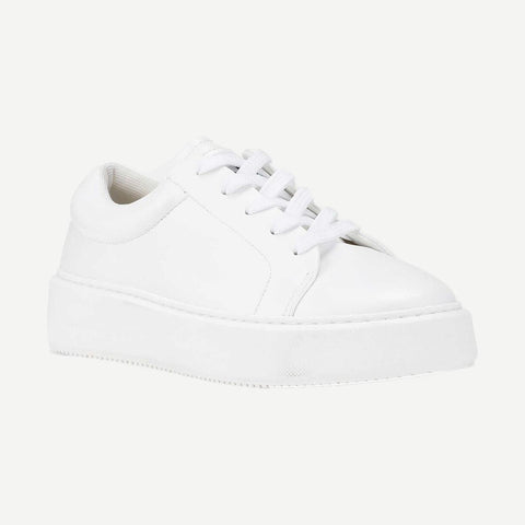 Sporty Mix Cupsole Sneaker Tonal - Egret - Galvanic.co